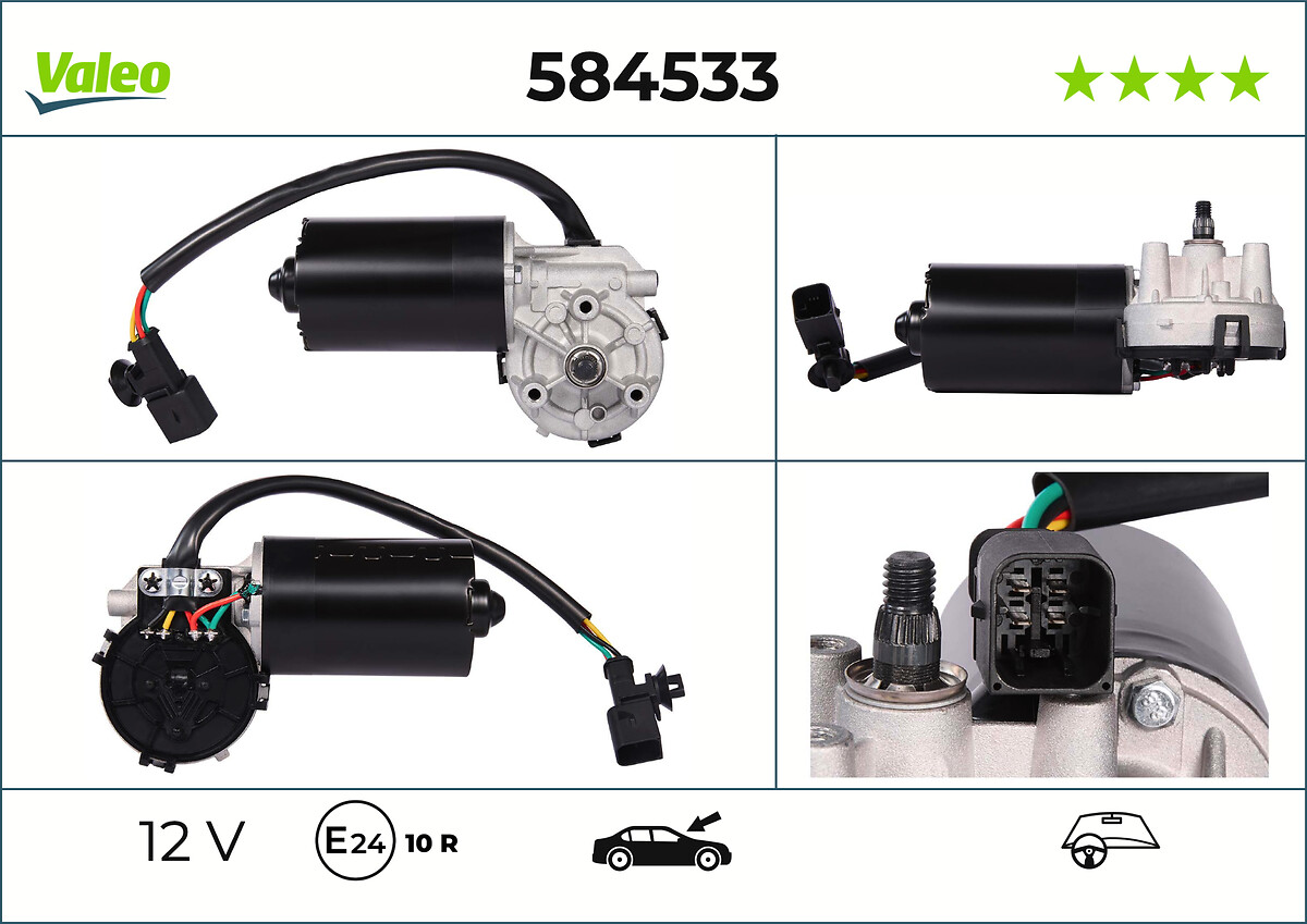 Moteur d'essuie-glace VALEO 584533